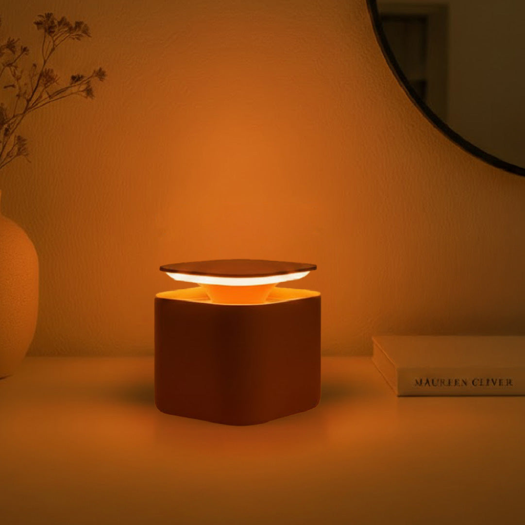 CAP-3401-S Rust 2W CCT + Dimmer LED Table Lamp – IP54 Capri Series