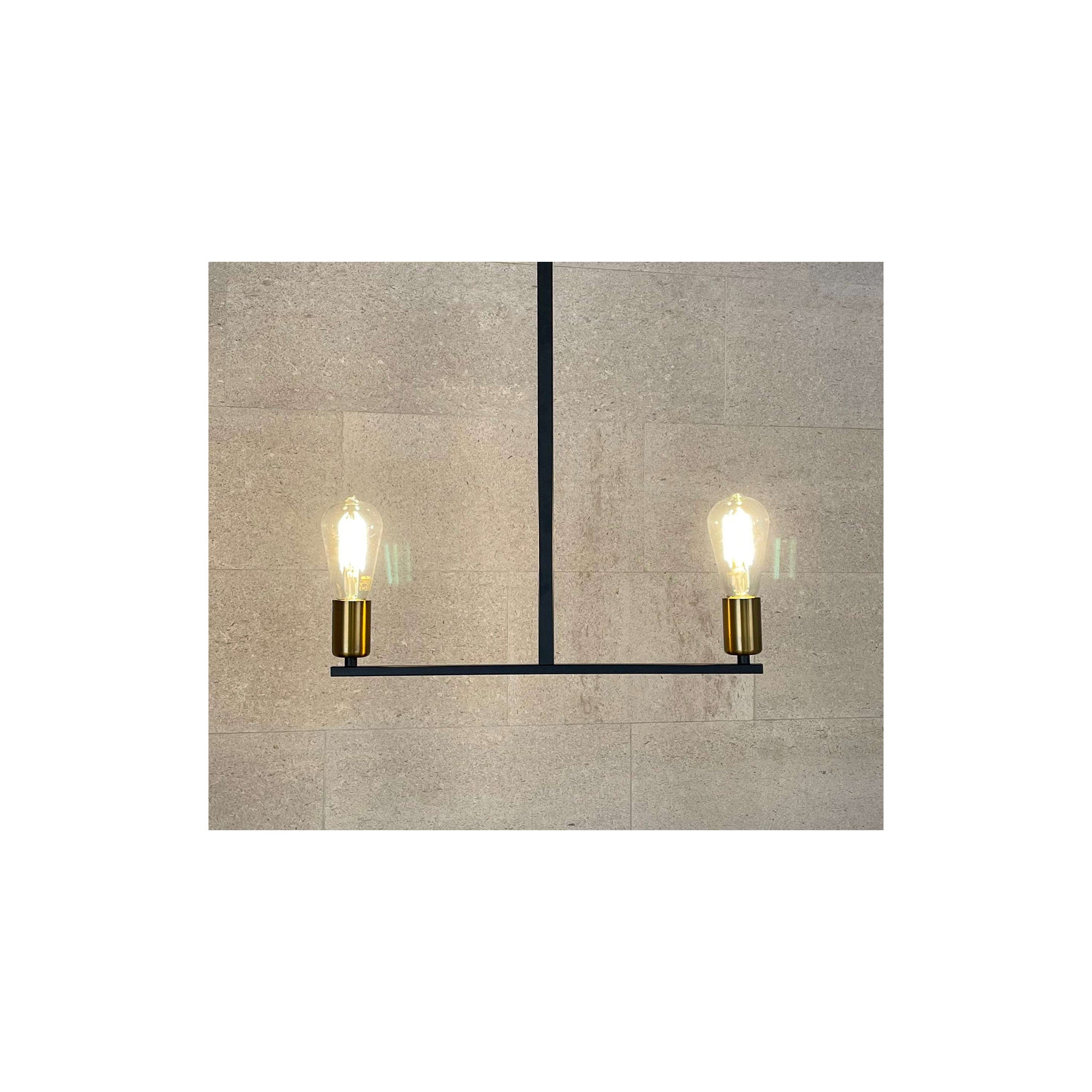 SY1109-2 E27×2 Ceiling Pendant Lamp – Sleek Dual-Light Hanging Fixture