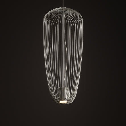 Nowodvorski PUMPKIN S Pendant Lamp 11242 – Silk/Grey Finish, 1×GU10, IP20