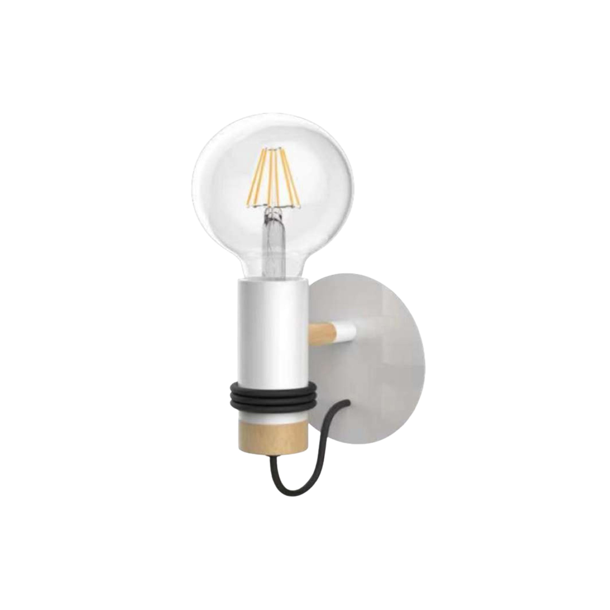 SY1137-1 E27 White Wall Lamp – Minimalist Indoor Lighting Fixture