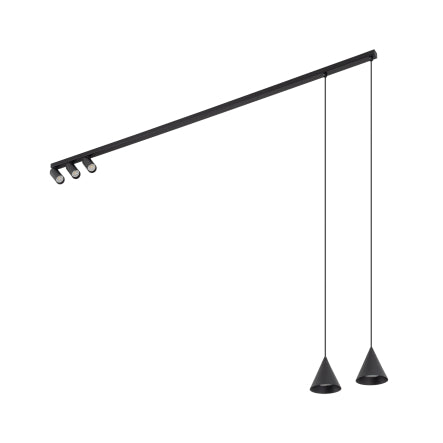 Nowodvorski FOURTY V 11448 Pendant Lamp Black – 3×GU10/2×GU10, IP20