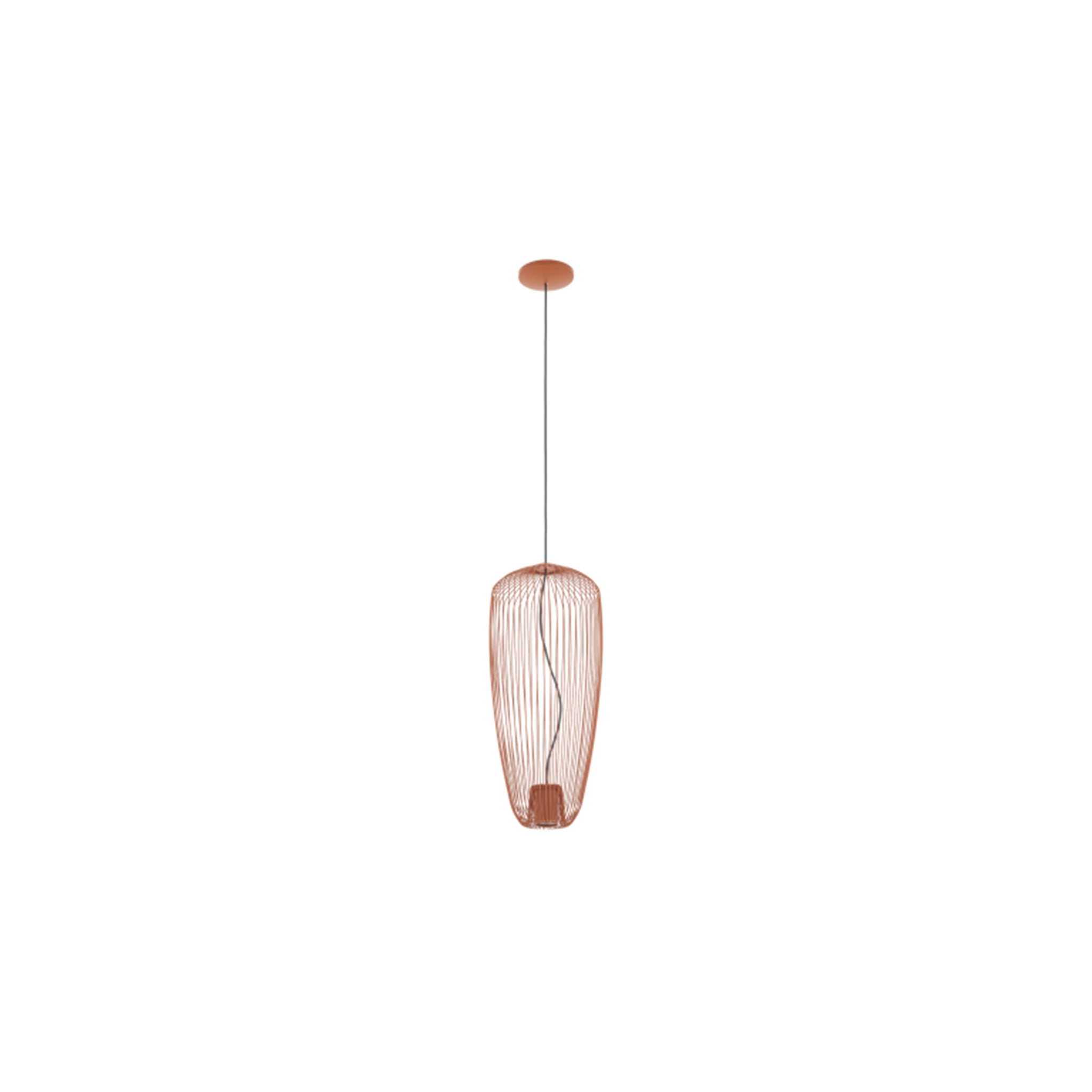 Nowodvorski PUMPKIN S 11496 Pendant Lamp Terracotta – 1×GU10, IP20