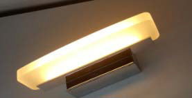 CAP-1217S Chrome Small 10W 2700K LED Wall Lamp – Sleek & Warm Lighting