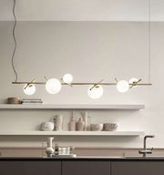 SY1306‑6 Pendant Lamp – Gold Finish, 6× E27 Multi-Light Ceiling Fixture
