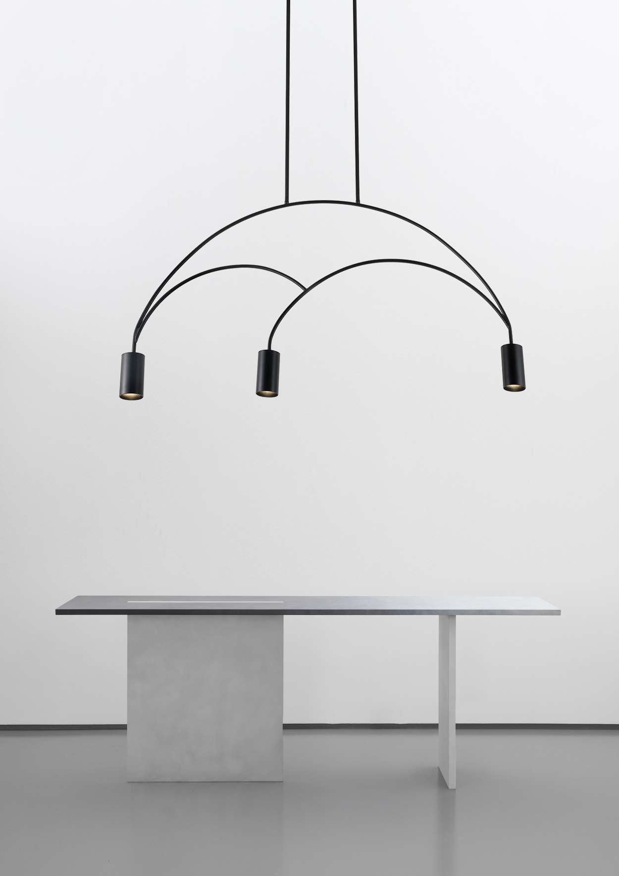 SY1323 Black GU10 Pendant Light – Sleek Spot Pendant with Adjustable Focus