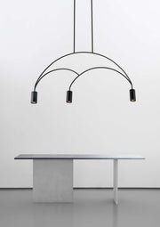 SY1323 Black GU10 Pendant Light – Sleek Spot Pendant with Adjustable Focus