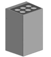 CAP-13334 6W Black LED Wall Lamp – 3000K Warm White, IP65 Rated Outdoor/Indoor Light