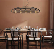 SY1334 Black 5xE27 Pendant Light – Industrial Multi-Light Fixture for Modern Spaces
