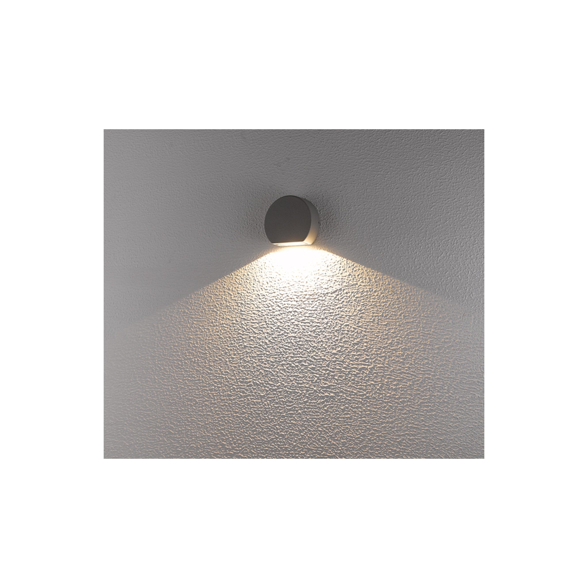 CAP-1551-B 3W Black LED Wall Lamp – 3000K Warm White, IP54 Rated Capri Series
