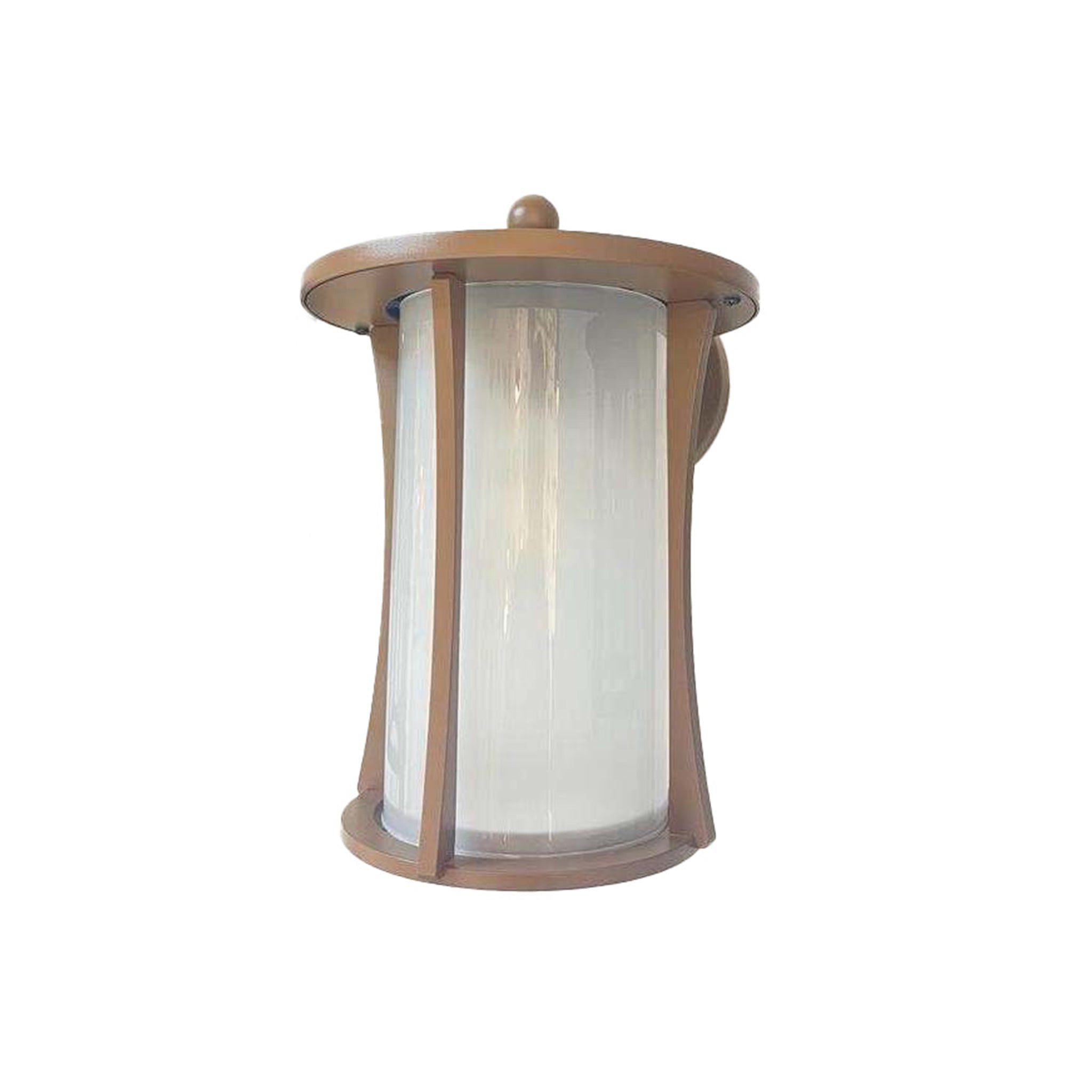 CAP1711 Sandy Coffee Wall Lamp | Frosted PC Diffuser | IP54 Weatherproof