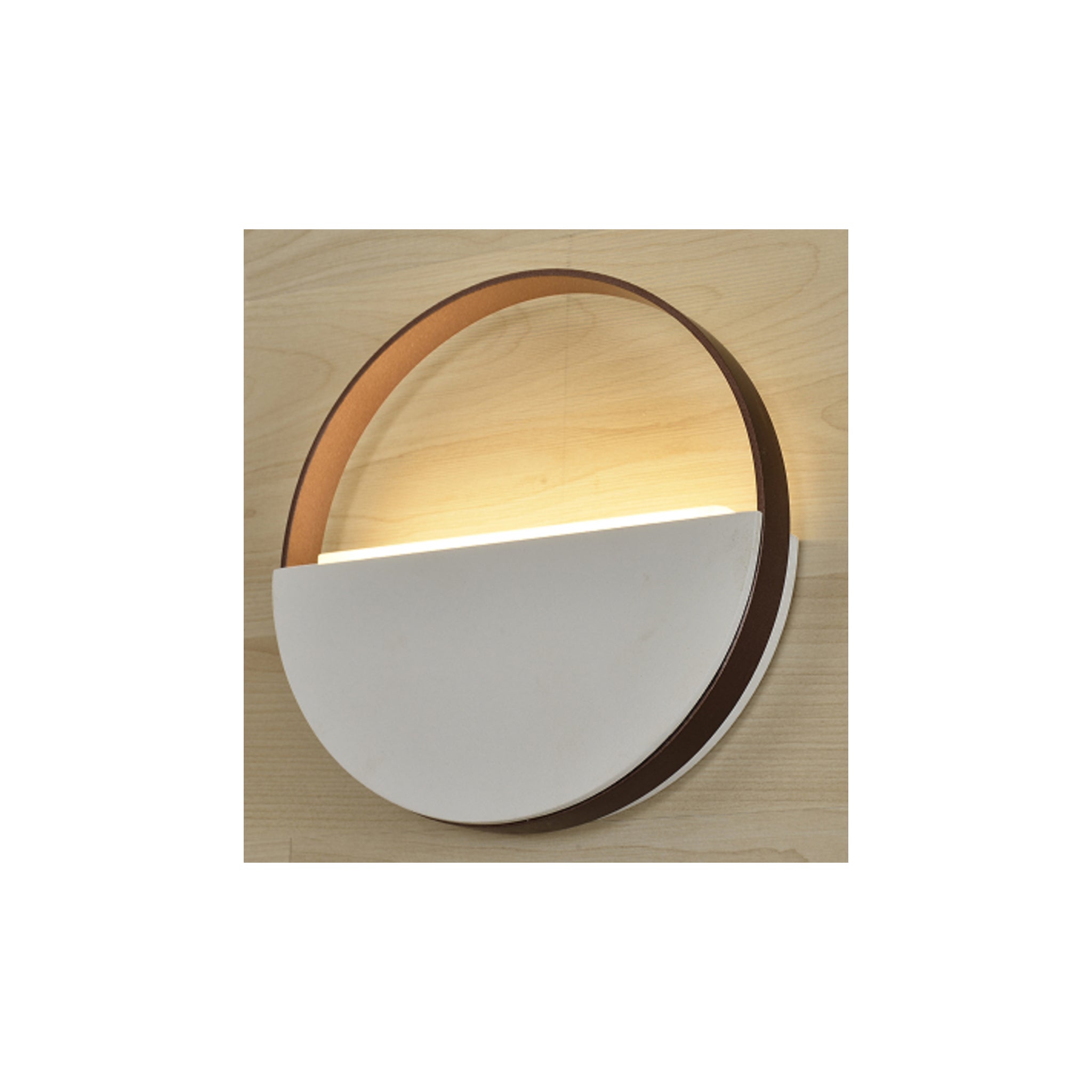 TRE-17609-8 8W 3000K White & Coffee LED Wall Lamp – Stylish Indoor Lighting with Warm Ambience
