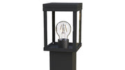 CAP1904-26 Black Floor Lamp | E27 Socket & Weather-Resistant Outdoor Lighting