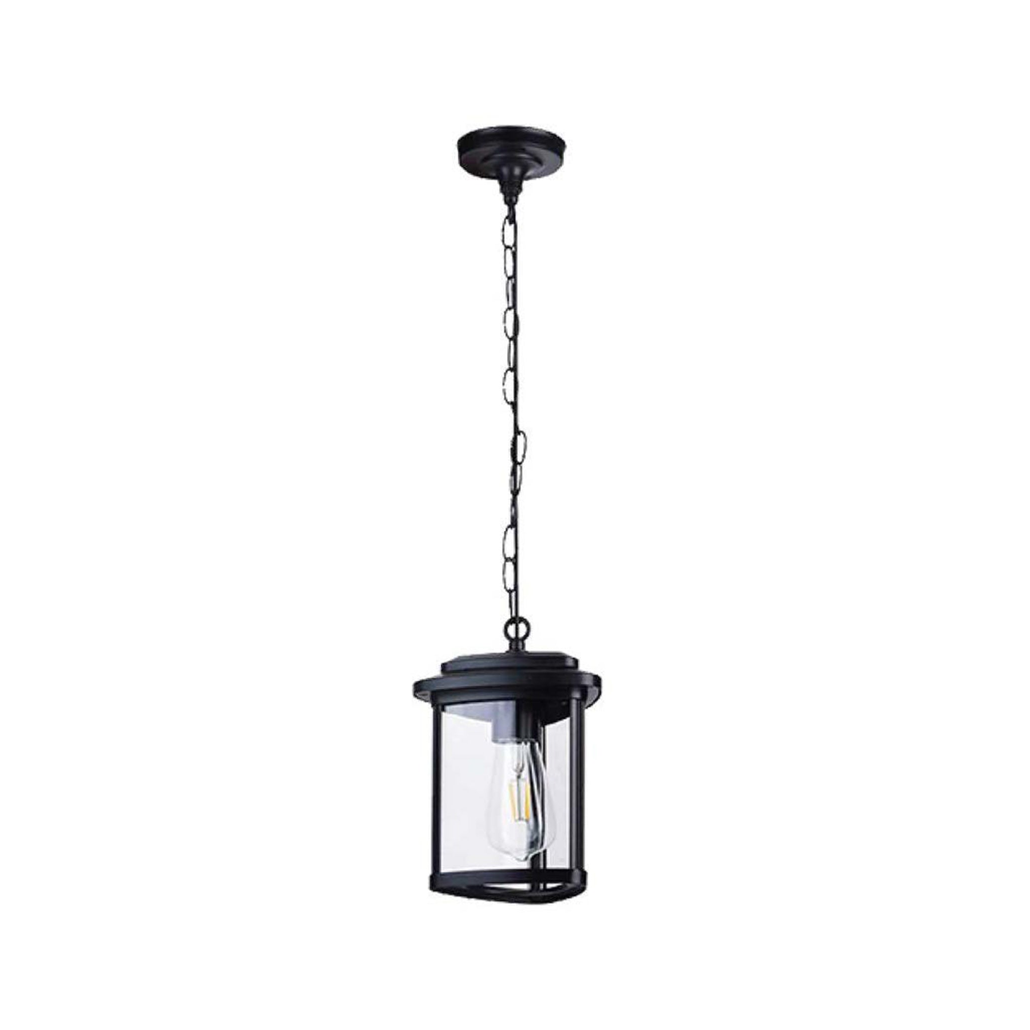 CAP1925-A Black Pendant Lamp | E27 Socket & Weather-Resistant Outdoor Lighting