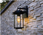CAP1941-A Black Wall Lamp – Elegant & Durable Outdoor Lighting
