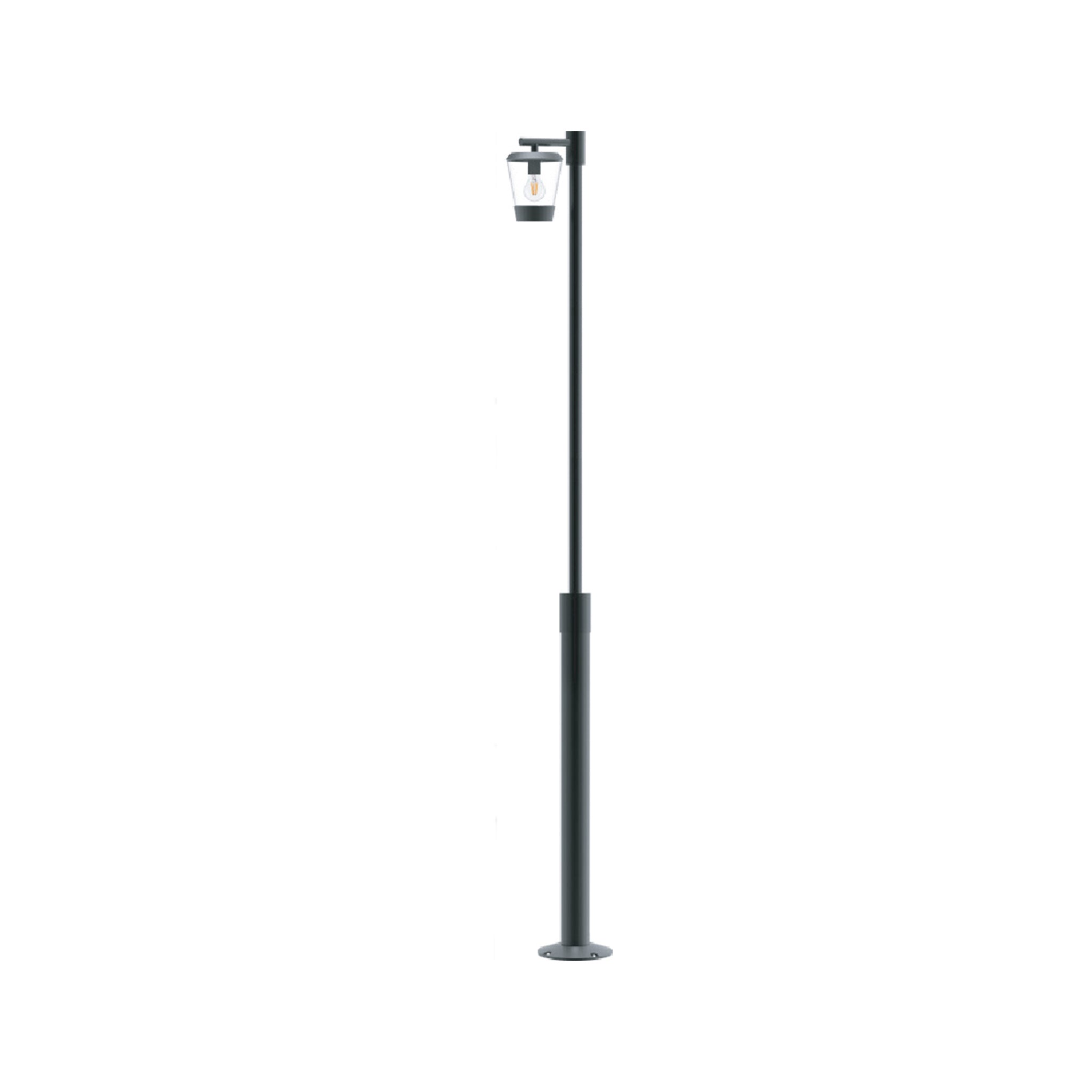CAP19805 Dark Grey E27 Pole Lamp – Stylish & Weatherproof Outdoor Lighting