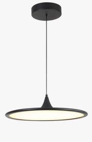TRE-20003-45 45W 3000K or 4000K Black LED Pendant Lamp – Sleek Suspended Indoor Lighting with Warm G