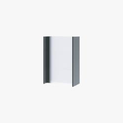 CAP20134 Dark Grey 20W 3000K Wall Lamp – Stylish & Weather-Resistant Outdoor Illumination