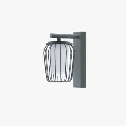 CAP20303 Black E27 Wall Lamp – Sleek & Weatherproof Outdoor Illumination