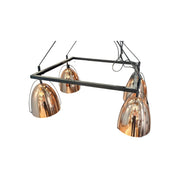 SY2053‑4 Black Pendant Light – Bold Quadruple E27 Suspension Fixture