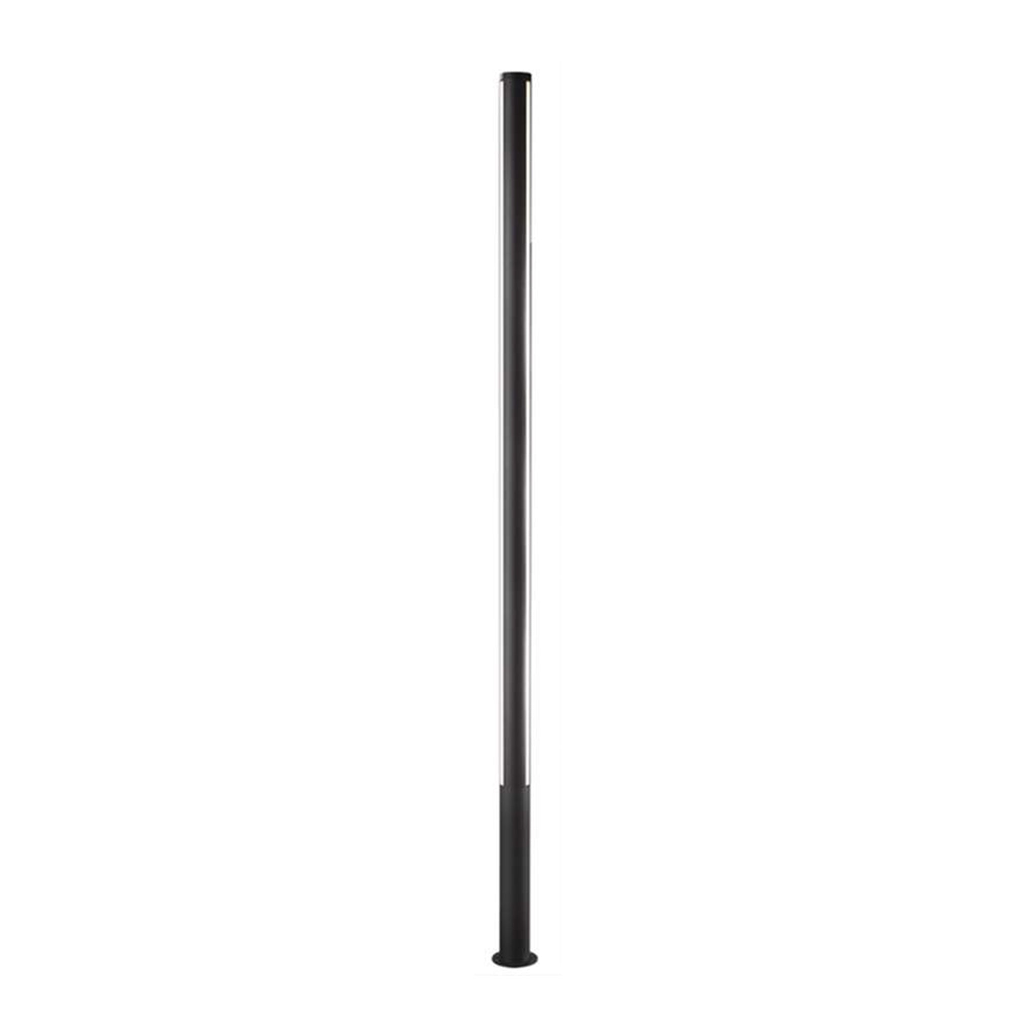 CAP-2091-200 27W Black LED Floor Lamp – 3000K Warm White, IP65 Rated, 2m Height, Capri Series