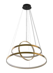 CAP-210530 Capri Brass Pendant Lamp – 150W LED, 3000K Warm White, IP20 Rated