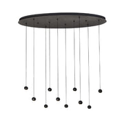 CAP-211403 Capri Black Pendant Lamp – 37W 3000K LED Light