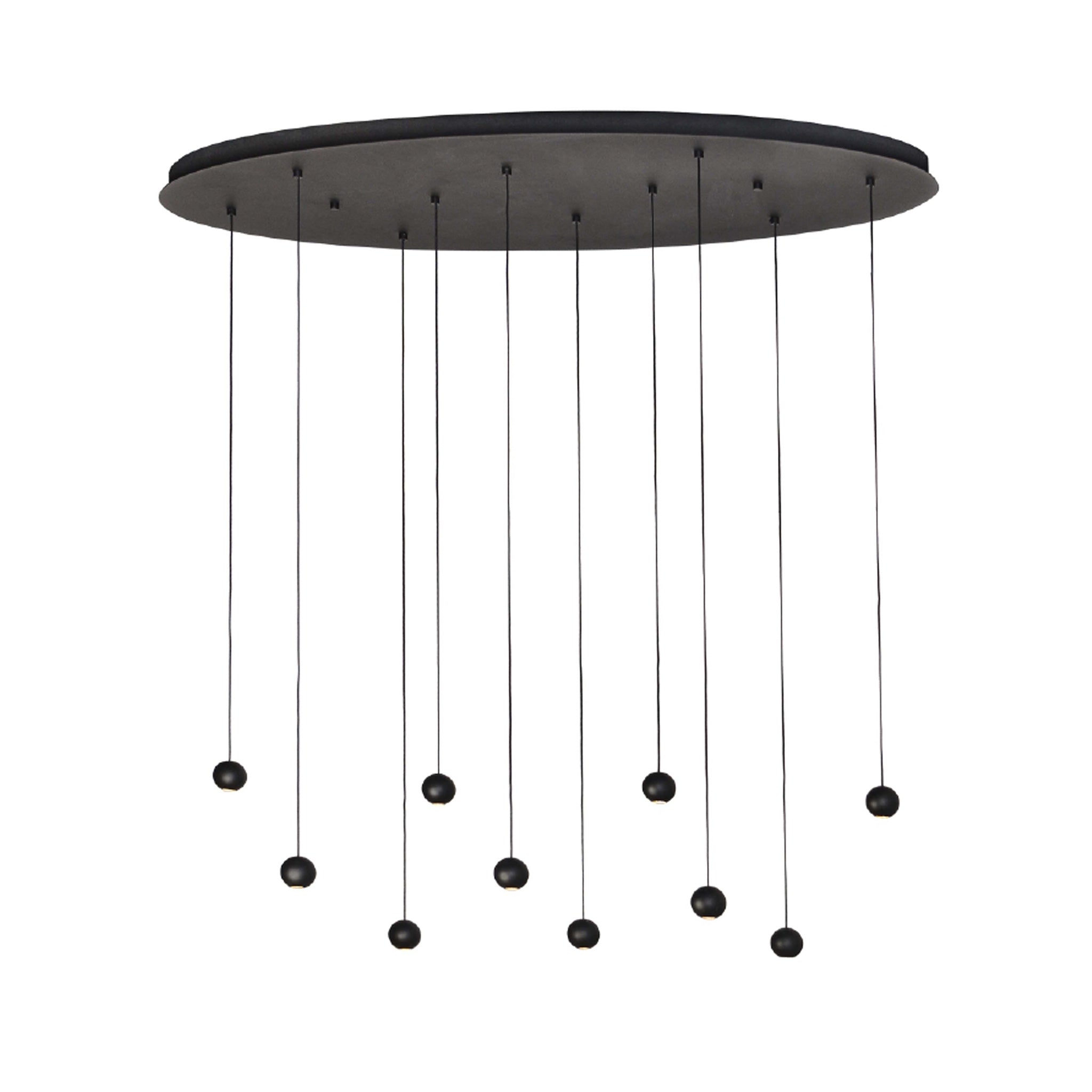 CAP-211403 Capri Black Pendant Lamp – 37W 3000K LED Light