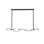 TRE-21304-50 50W 3000K Black & Gold LED Pendant Lamp – Elegant Suspended Fixture with Warm Ambient G