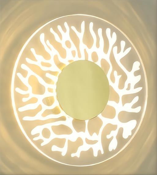 TRE-22015-9 9W 3000K Gold LED Wall Lamp – Decorative Accent Lighting with Warm Ambience and Elegant