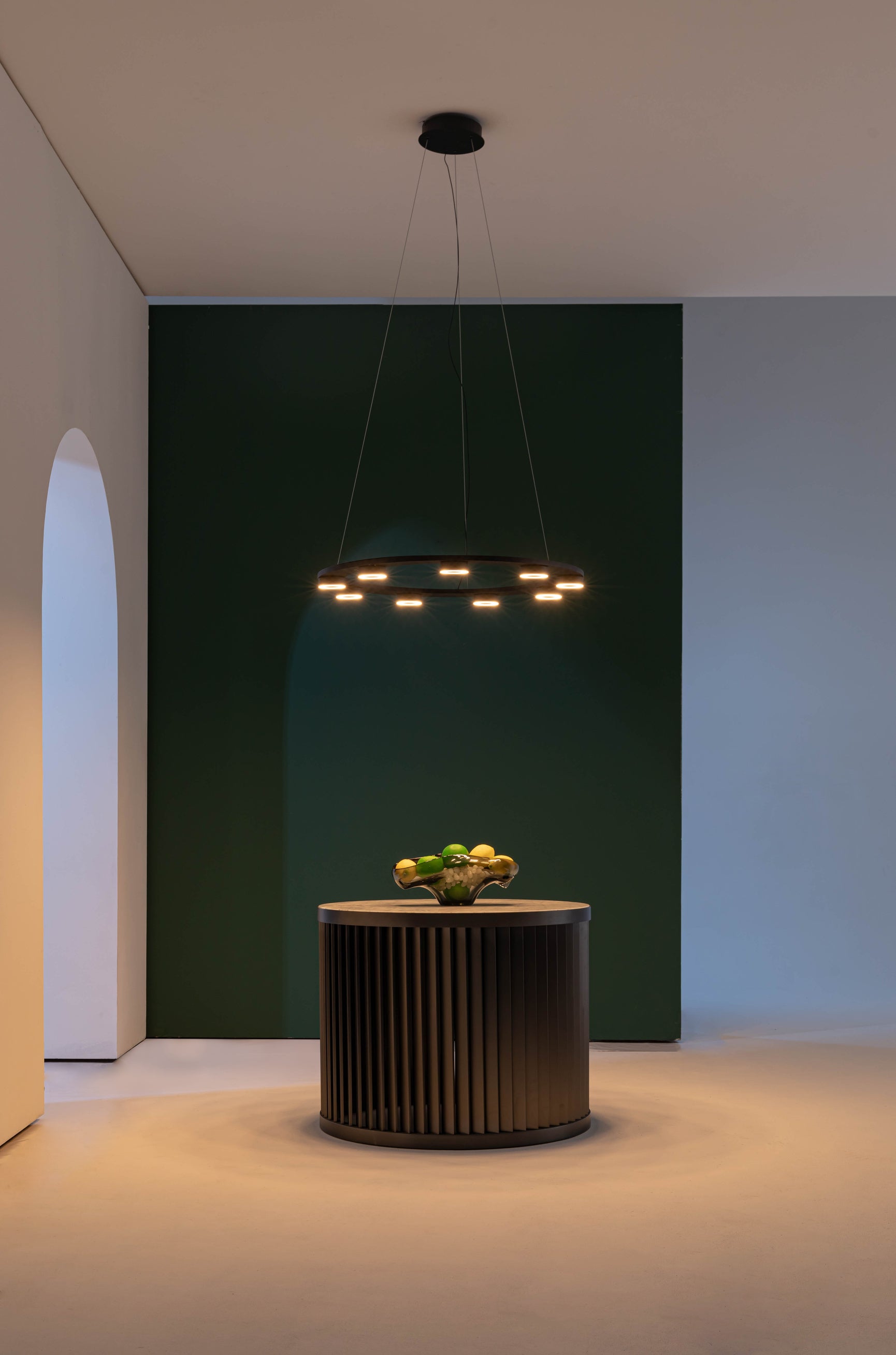 TRE-P22018-58 58W 3000K Black LED Pendant Lamp IP20 Tremila – Contemporary Warm Interior Lighting