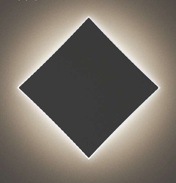 CAP22107 Black 13W 3000K Wall Lamp – IP54 Outdoor Fixture