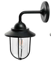 CAP2221-1 Black Wall Lamp – IP65 Outdoor Fixture