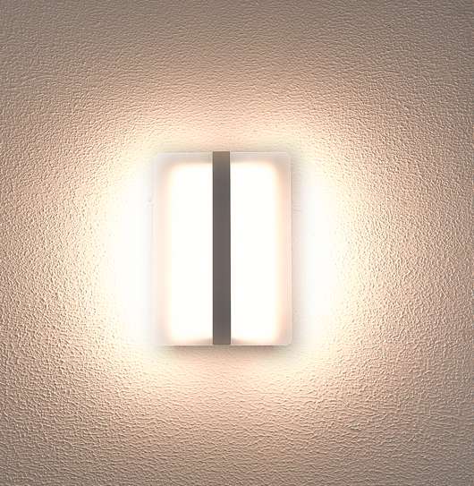 CAP-2752-12 Capri Dark Grey LED Wall Lamp – 12W 3000K Warm White | IP54