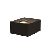 CAP-310140 Capri 6W 3000K Black LED Wall Lamp – IP54 Outdoor Fixture