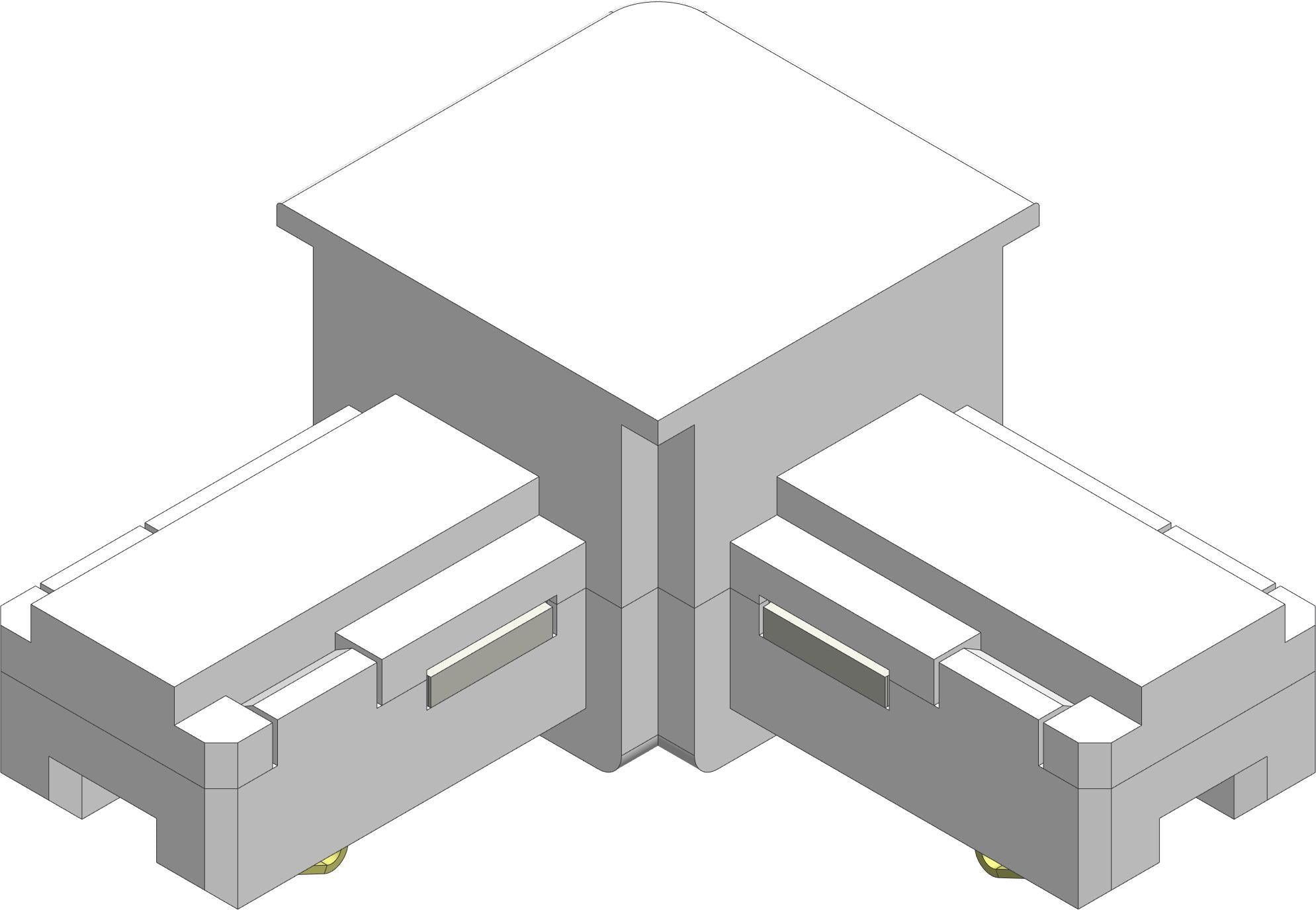 LUZ-31132LC L-Shape Connector with Milky White Diffuser – LUZLED.