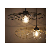 32037 1xE27 Gold Pendant Lamp