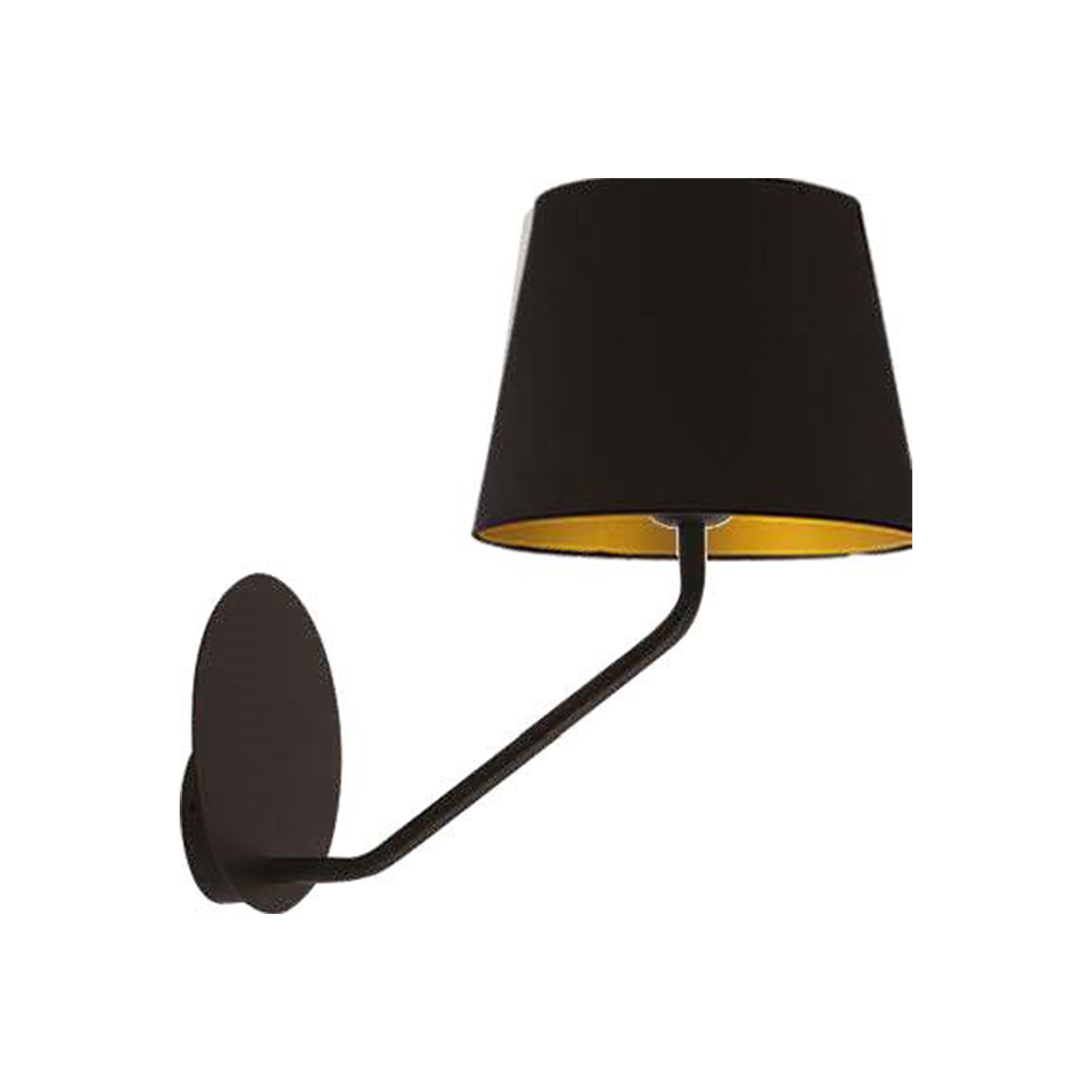 32113 1xE27 Black & Copper Wall Lamp