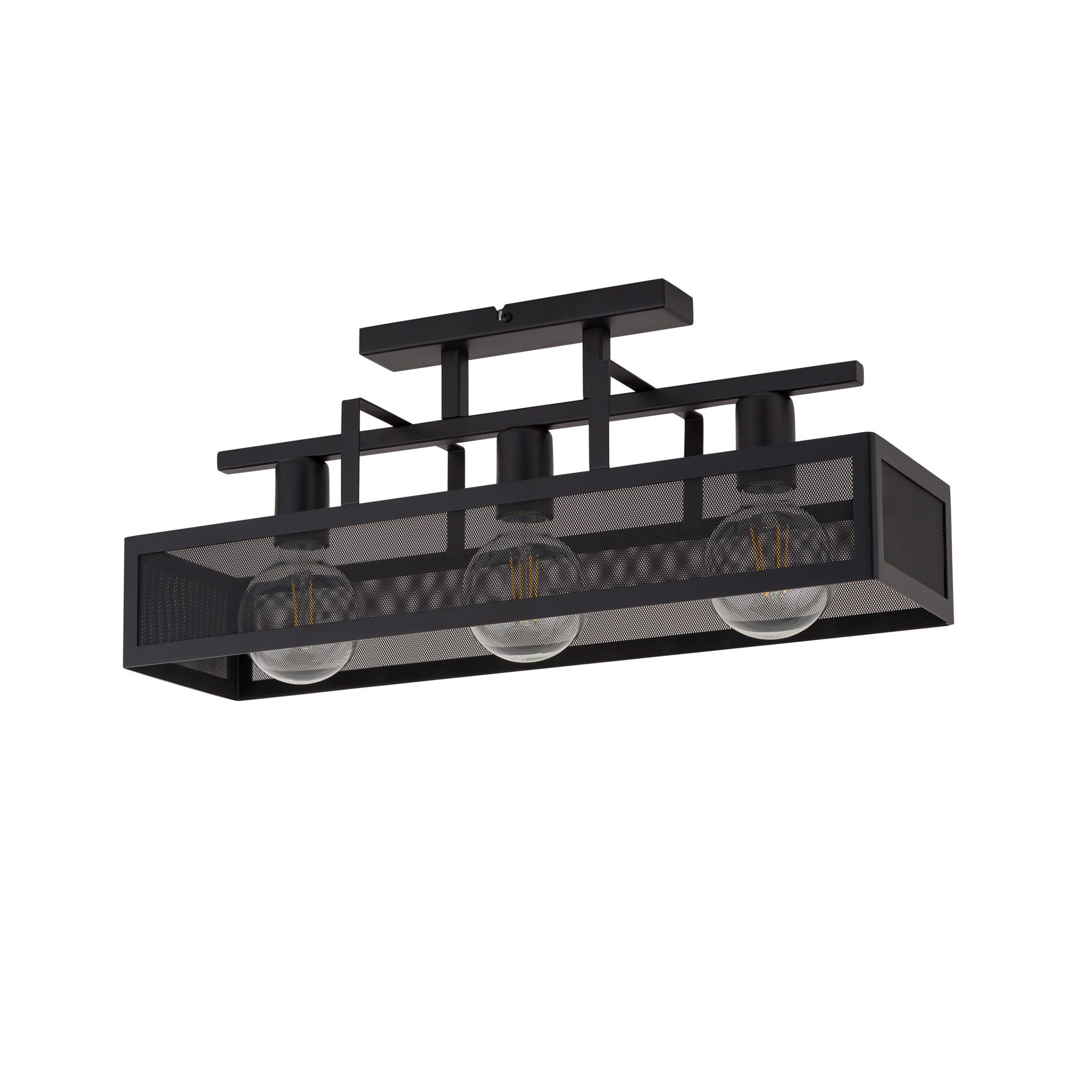 32173 3xE27 Black Pendant Lamp