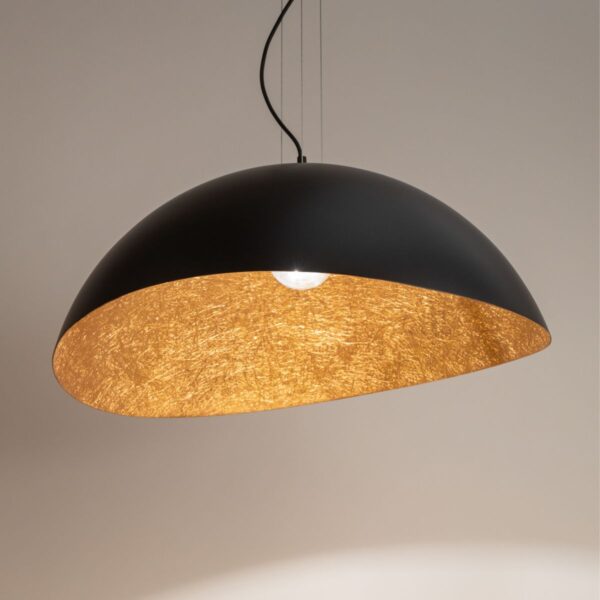 Sigma SOLARIS L Black/Copper Ø69 cm 1×E27 Pendant Lamp (40609)