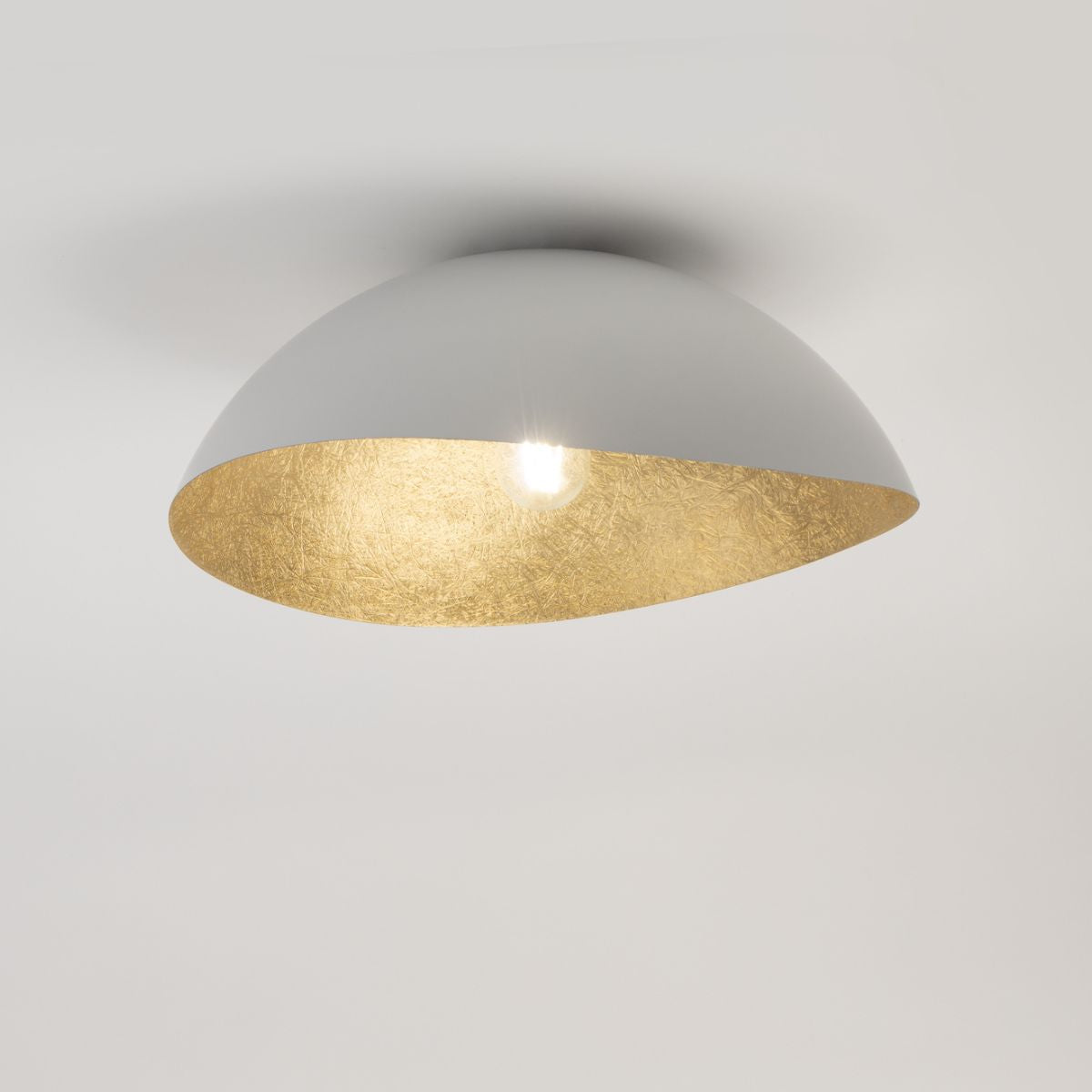 Sigma SOLARIS M White/Gold Ø48 cm 1×E27 Ceiling Lamp (40612)