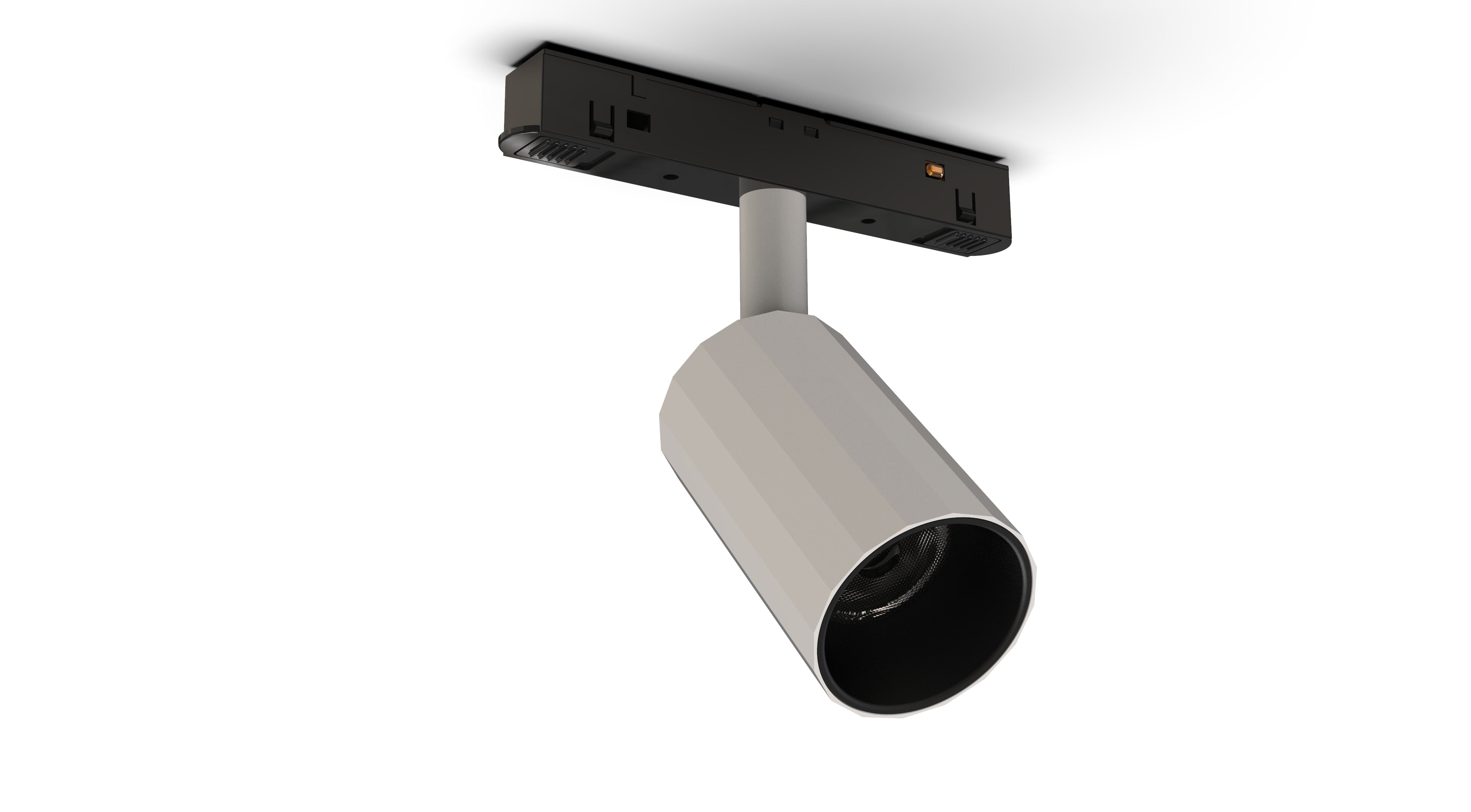 LUZ-410252 Black & White 11W 3000K 48V Magnetic Track Spot