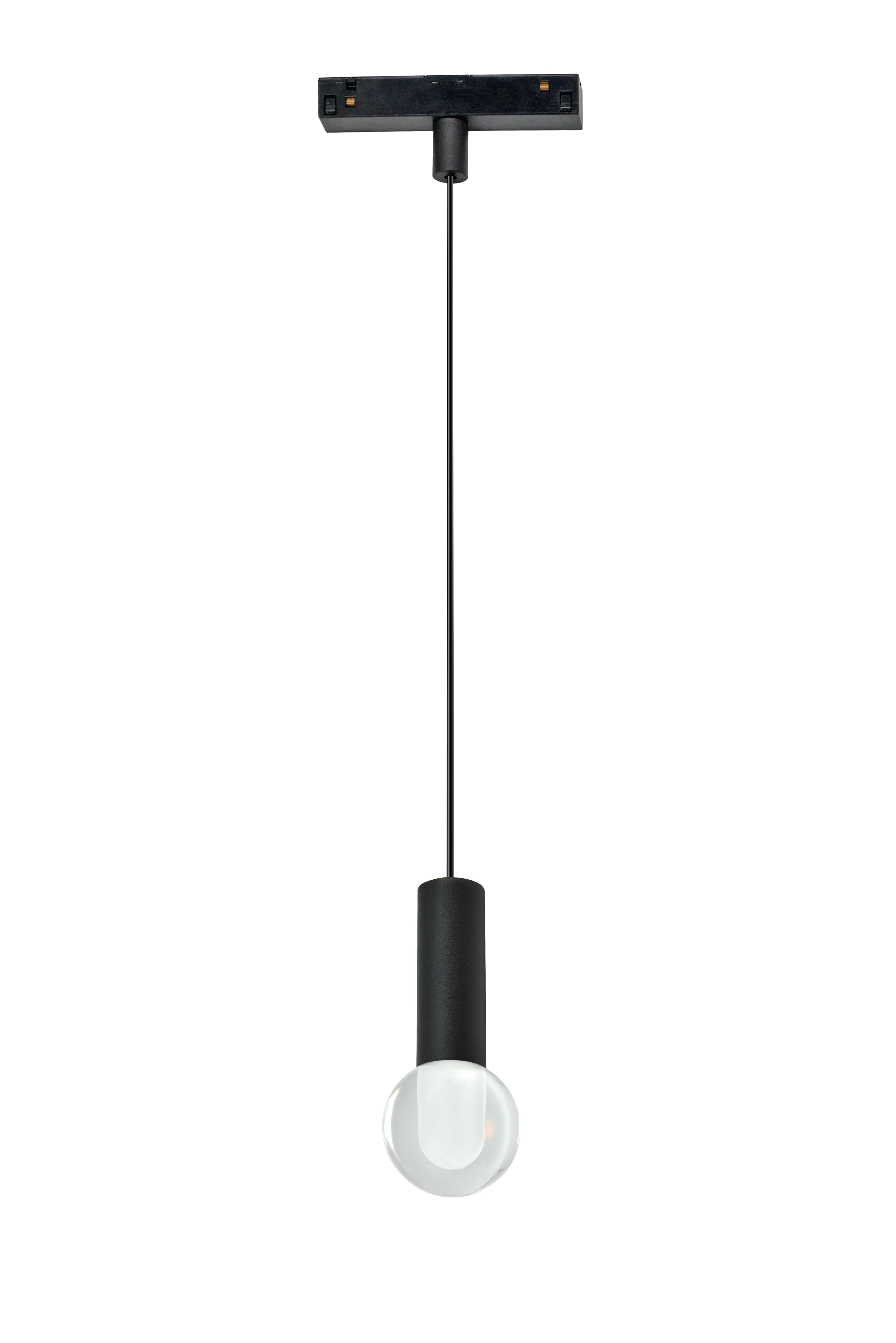 LUZ-410558 4W 3000K Black & Acrylic 48V Pendant Magnetic Lamp
