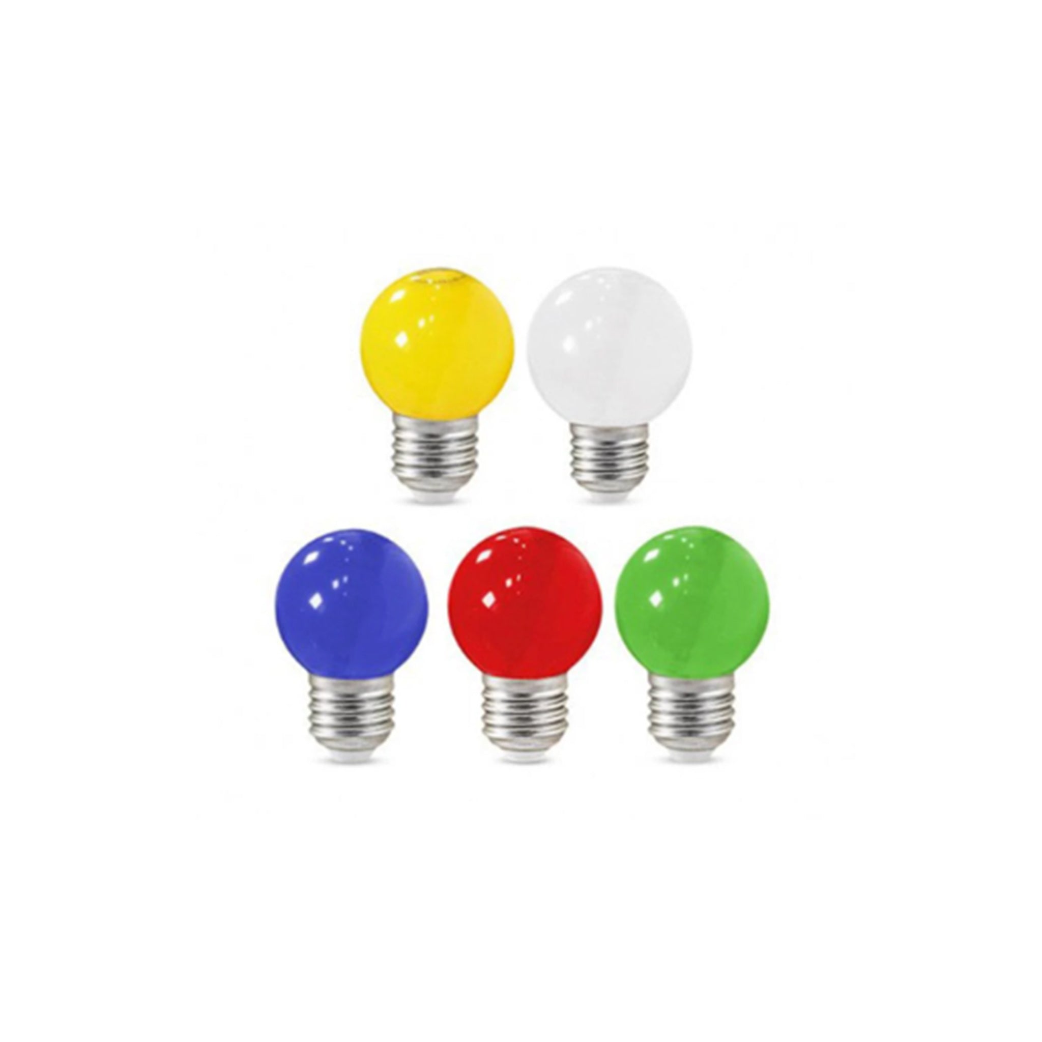 LUZ-G4515 – 1.5W E27 G45 LED Globe Lamp in 3000K Warm White or Vibrant Color Options (Blue, Green, R
