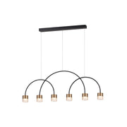 TRE-50116 42W 3000K Black & Gold Pendant Lamp – TREMILA