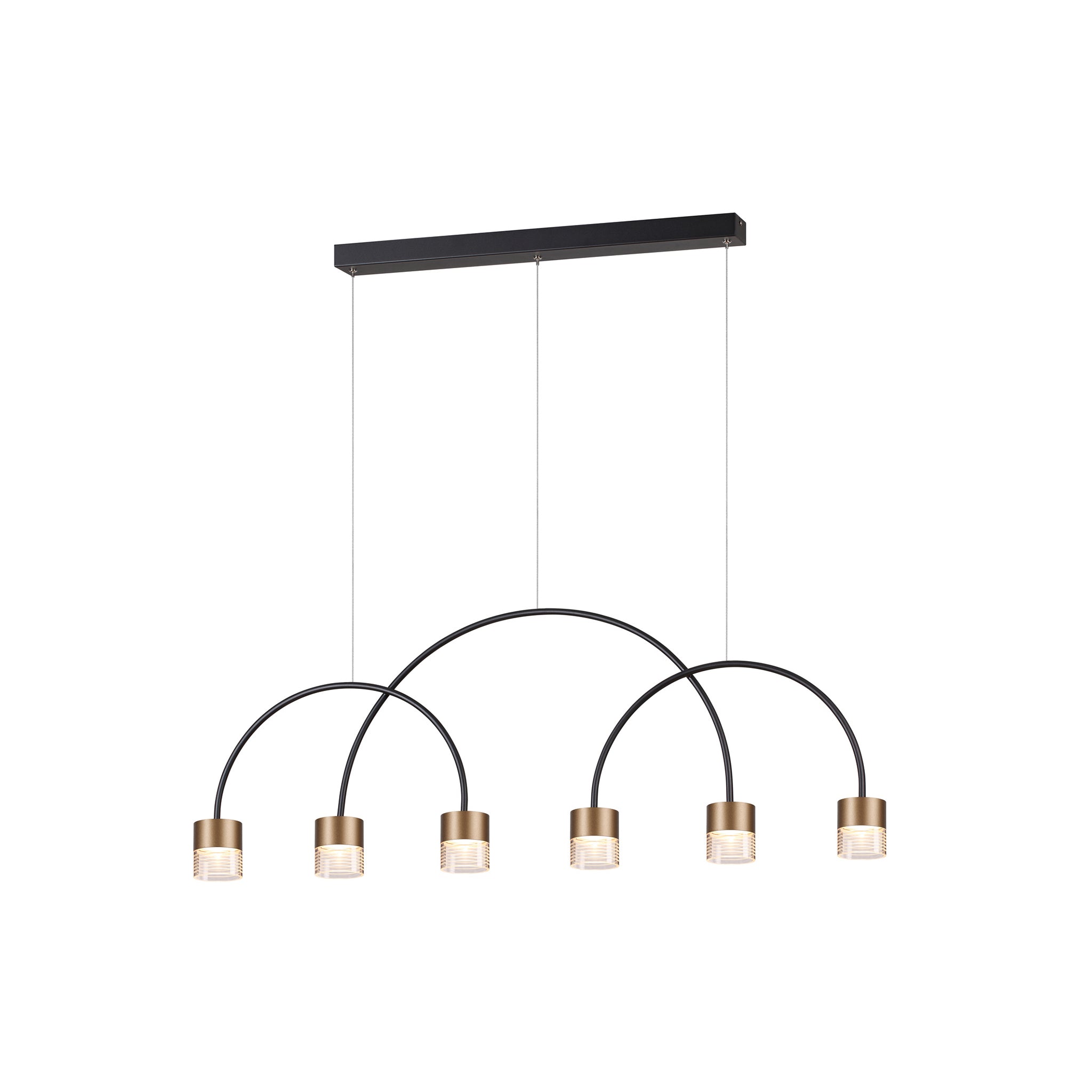 TRE-50116 42W 3000K Black & Gold Pendant Lamp – TREMILA
