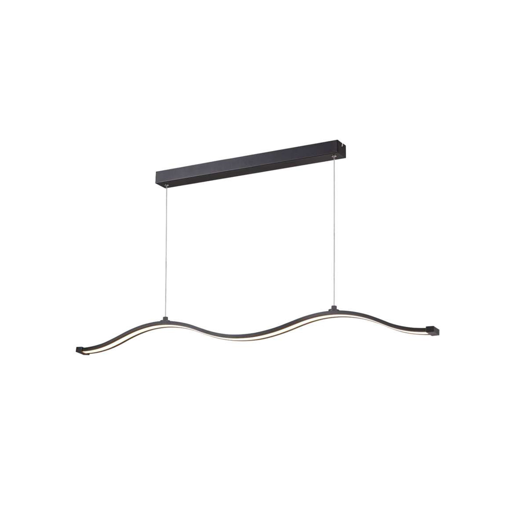 50346P 48W Black Pendant Lamp – Bold Geometric Design with High-Performance LED