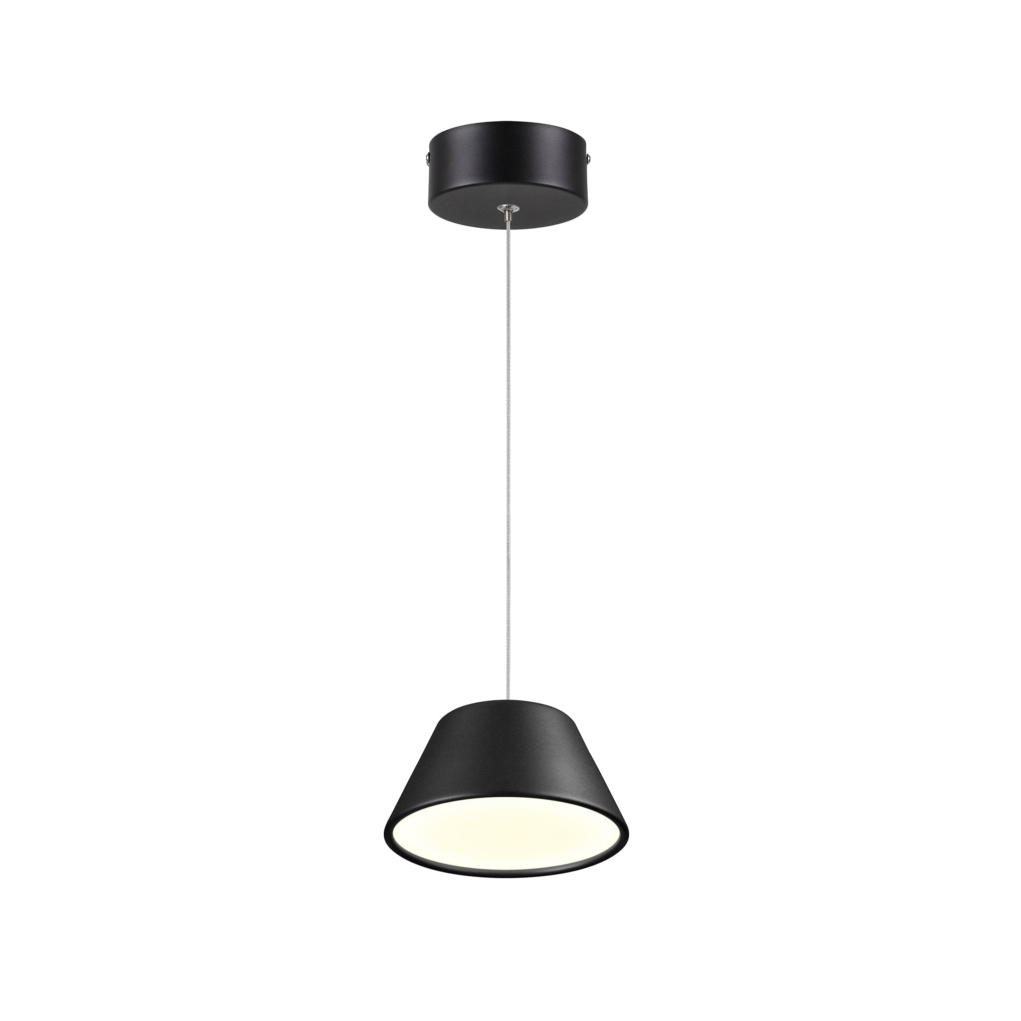 CAP-50450P Black or White 9W 3000K LED Pendant – Capri