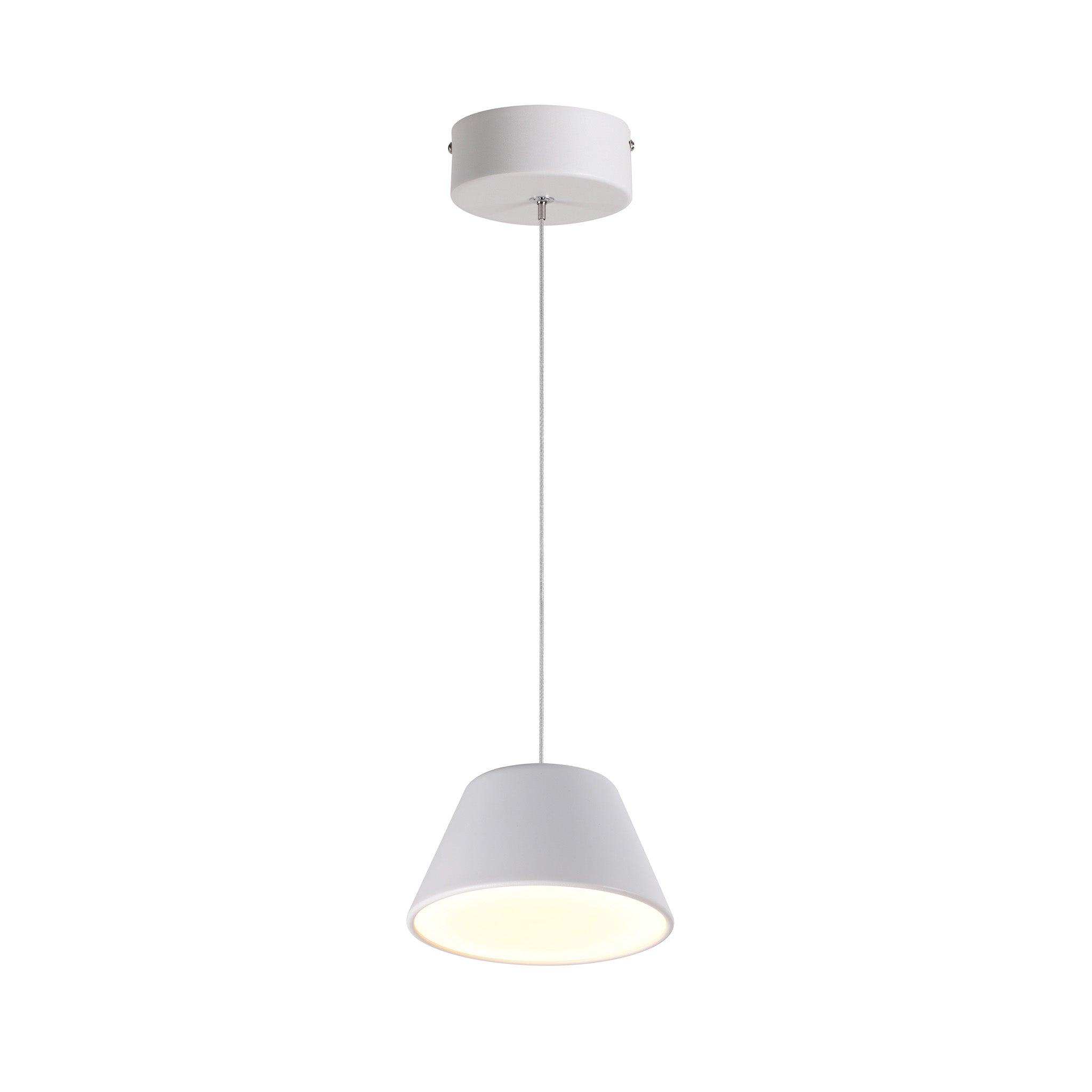 CAP-50450P Black or White 9W 3000K LED Pendant – Capri