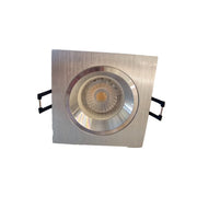 CAP-5062-ST Brushed Aluminium Square G5.3 – Modern Recessed Light Fixture