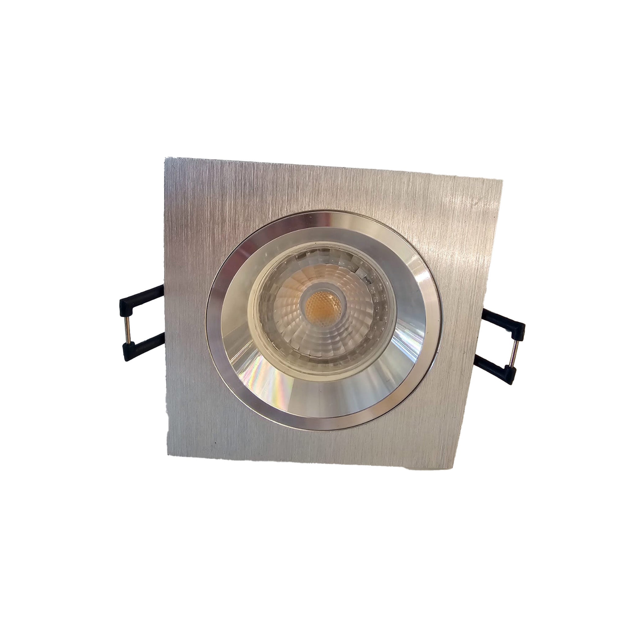 CAP-5062-ST Brushed Aluminium Square G5.3 – Modern Recessed Light Fixture